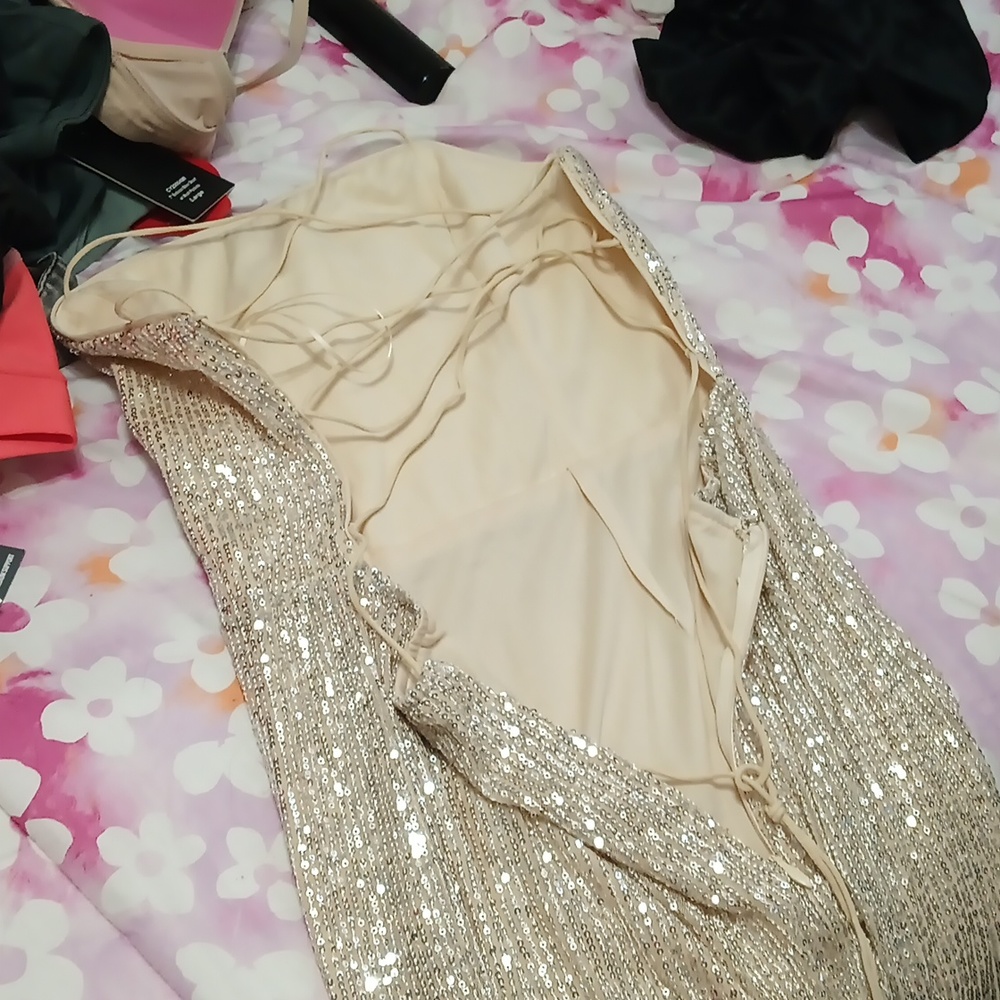 Sequin prom dress
